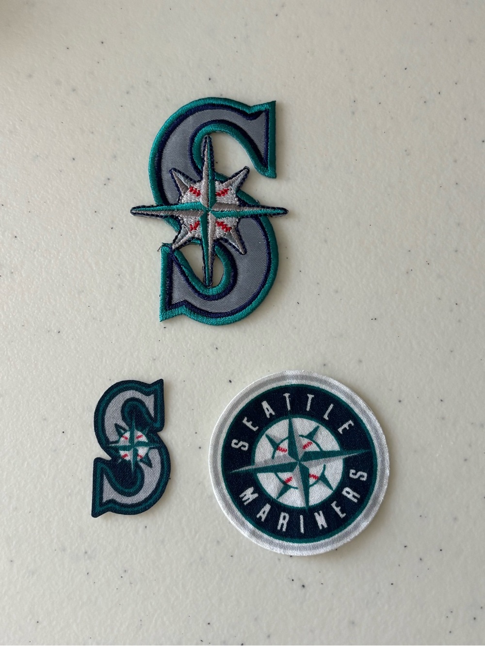 Embroidered Seattle Mariners MLB Patch Set - Picture 2 of 5